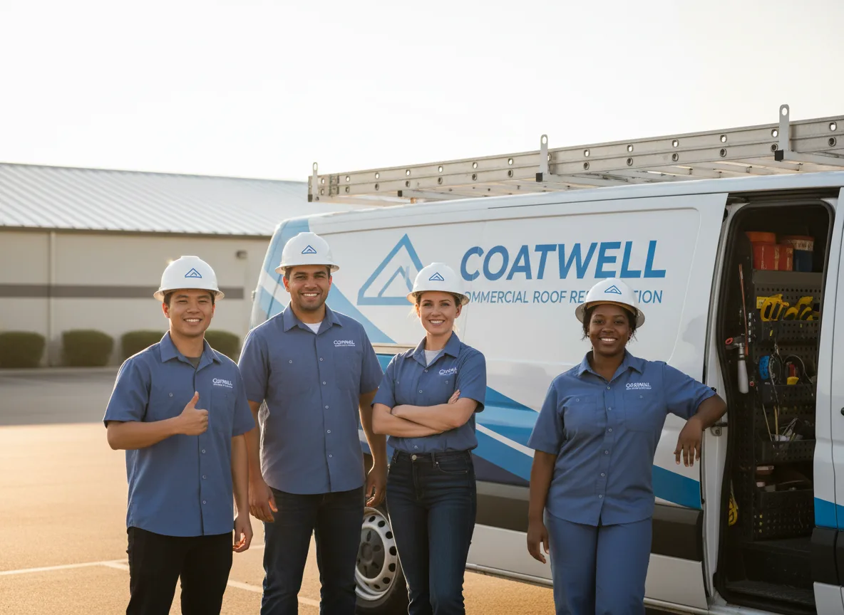 Commercial roof coating company in Midway City, CA